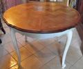 vintage french provencal style round table